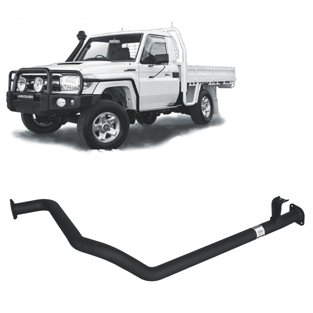 Redback Performance Intermediate Pipe Assembly for Toyota Landcruiser 79 Series (10/1999 - 01/2007) 4.2L 1HZ