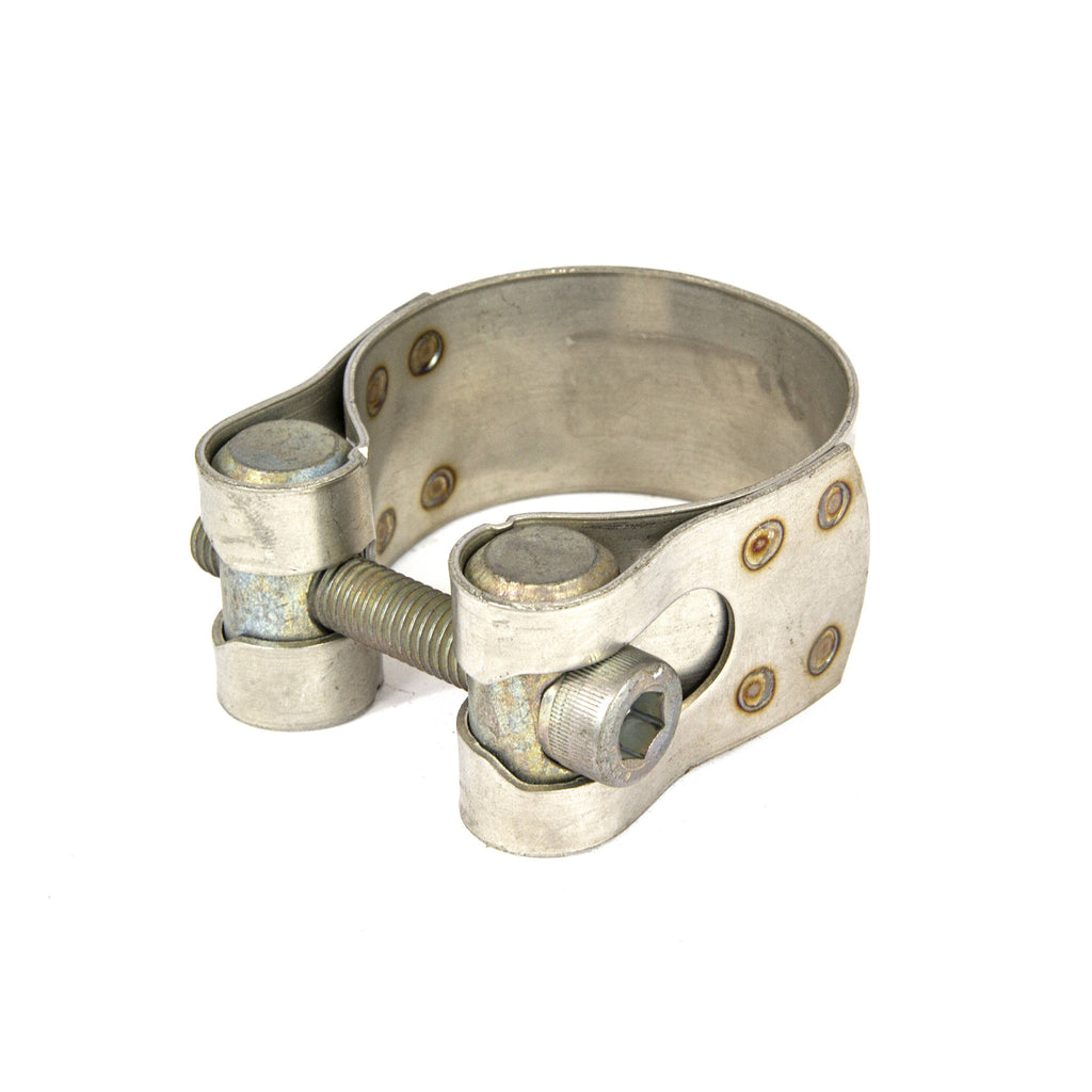 PipeFit Clamp - 35mm wide - 57mm to 63mm - 409 Stainless