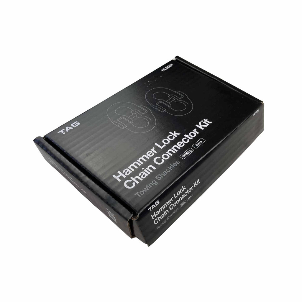 TAG Hammer Lock Chain Connector Kit (Pair) 8mm, 2T Rated