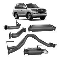 Redback Extreme Duty Exhaust for Toyota Landcruiser 200 Series 4.5L V8 (10/2015 - on) Centre and Rear Muffler